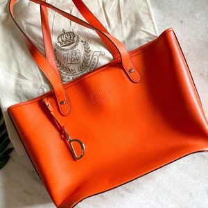 Lauren Ralph Lauren 🍊Orange Shopper Tote